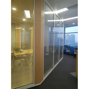 Vách ngăn kính <span class=keywords><strong>2025</strong></span> với Rèm dày 108mm chất lượng cao Nhà Máy Giá trực tiếp vách ngăn thiết kế hiện đại vách ngăn kính - Product Image 2