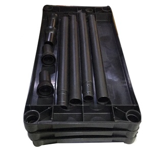 Heavy-Duty 4-Tier PP Material Plastic <strong>Storage</strong> Shelving <strong>Unit</strong> <strong>Wall</strong> Mounted for Displaying Bathroom Kitchen Garage Garden Tool Box - Product Image 5