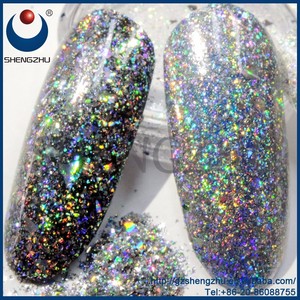 Pigmento Holográfico Plateado, Cambio de Color Iridiscente, <span class=keywords><strong>Pintura</strong></span> Metálica Irregular con Escamas de Unicornio - Product Image 3