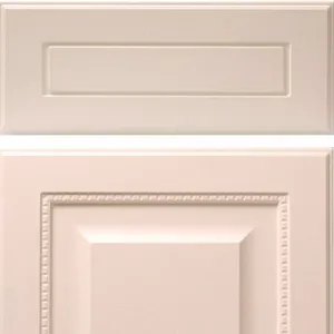 Porte d'armoire en matériau MDF enduit de PVC de taille personnalisée