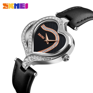 Cuero blanco las <span class=keywords><strong>mujeres</strong></span> del acero inoxidable reloj pequeño bastante - Product Image 1