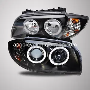 Feu avant yeux d'ange LED avec lentille de projecteur, pour BMW E87 2006 — 2011, SN