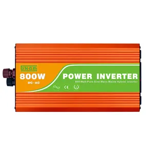 直流交流纯正弦波修饰正弦波逆变器 800 w 12 v 110 v 120 v 220 v v 高电压逆变器 50 hz