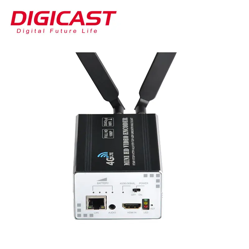 DIGICAST 2.4G Hz WIFI 9000aMh נטענת 3G 4G LTE תדר ה-SIM כרטיס IPTV הזרמת שרת