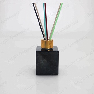 En gros haute qualité noir marbre pierre naturelle logo personnalisé porte-bougies fabriqué en chine - Product Image 6