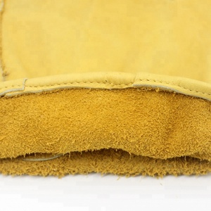 Guanti da pilota di grado AB all'ingrosso guanti da lavoro di sicurezza in pelle di vacchetta invernale prezzo - Product Image 5