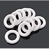 Bagues en mousse de <span class=keywords><strong>polystyrène</strong></span>, cercles artisanaux, couronne pour décoration de noël, bricolage de projets floraux, noël, DIY - Product Image 5