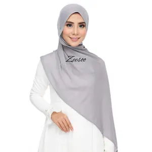 Di alta qualità sciarpa in jersey elastico hijab donne musulmane capo dello scialle della sciarpa del commercio all'ingrosso di vendita Calda premium elasticizzato Jersey di cotone hijab
