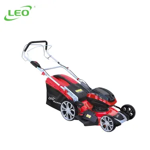 LEO LM51ZLi-2L-cortacésped eléctrico con batería de litio, máquina cortadora de césped