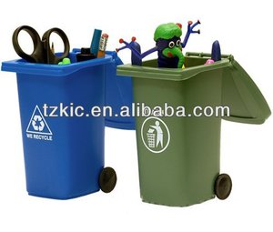 Bureau en plastique poubelle de recyclage& mini. bacs de stockage - Product Image 2