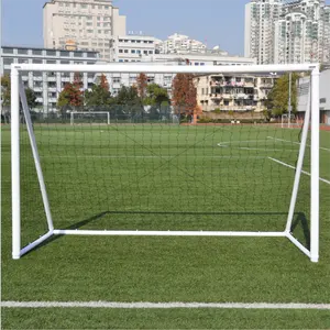 Moveable and foldable China supplier Soccer goal net with steel tube and carry bag soccer net