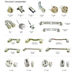 Führte halogenlampe halter r7s, metall lampenfassung