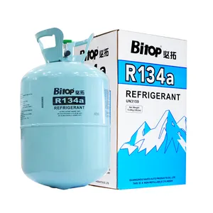 Acondicionador de aire de Gas R134a cilindro r134a refrigerante puede