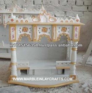 White Marble <b>Mandir</b> for Home - Product Image 1