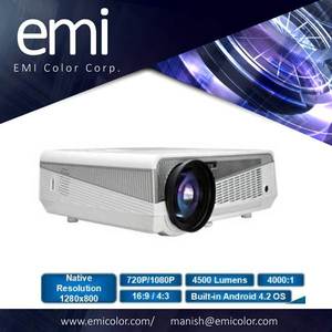 Rạp Hát Tại Nhà Máy Chiếu, 4500 Lumens, 1080P Full HD Hỗ Trợ, Hệ Điều Hành Android - Product Image 2