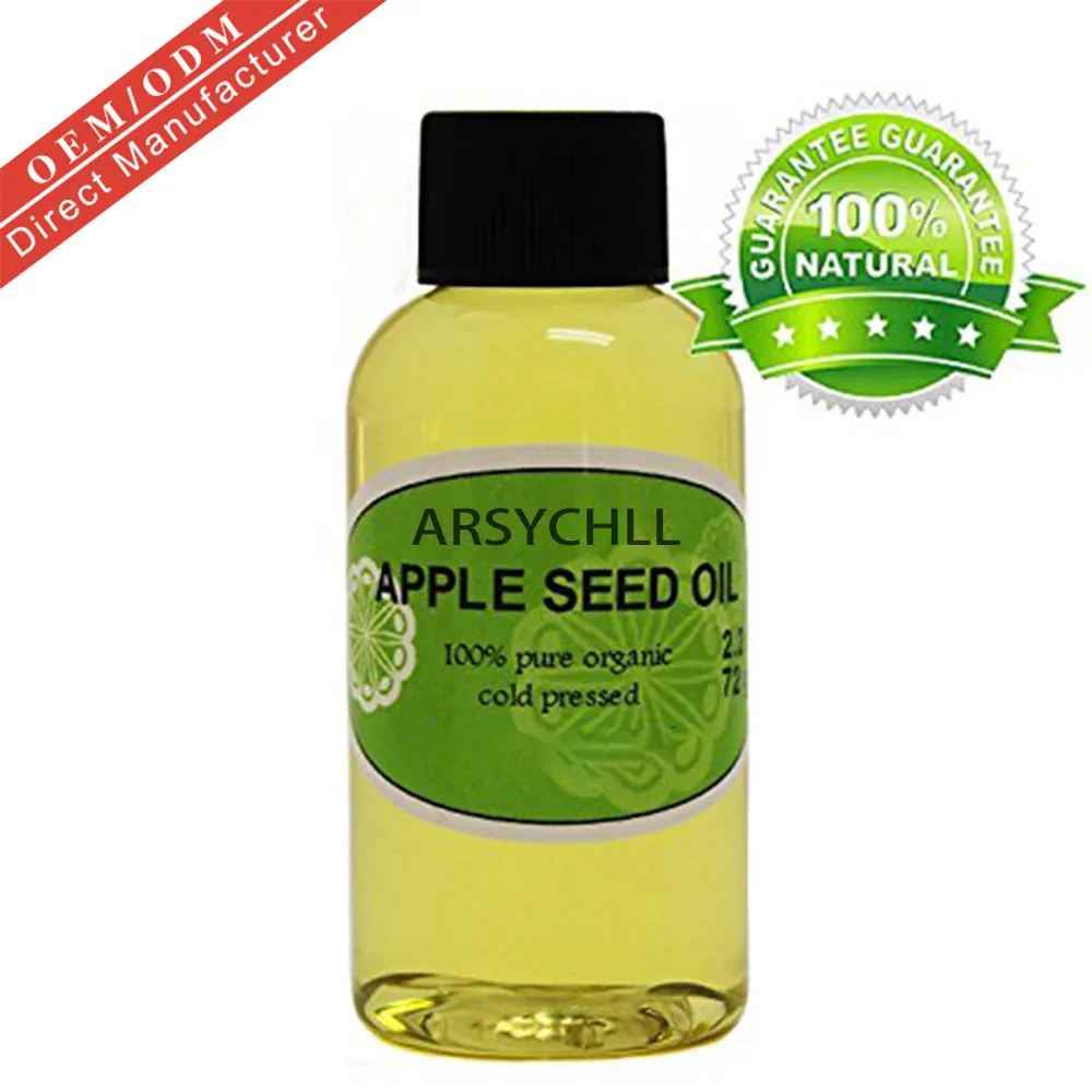 100% Pure & Biologische Koudgeperste Apple Zaad Olie