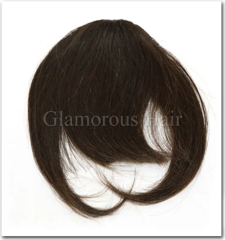 Glamorous Hair brand malaysian human hair, hair fringes with the wigs, new stock hair bang