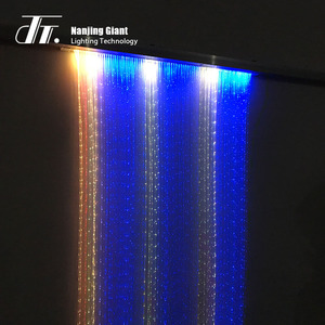 10w RGB Color Changing Led <strong>Fibre</strong> <strong>Optic</strong> Curtain <strong>Light</strong> Waterfall Lighting - Product Image 3