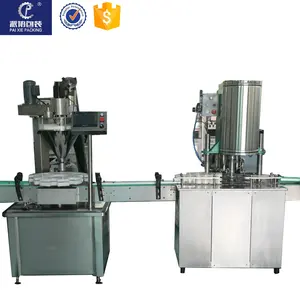 Full automatic packing can milk vegetable powder screw scale filling machine factory price