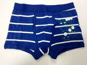 100% Cotton 3-Pack Kid <strong>Boys</strong> <strong>Model</strong> <strong>Underwear</strong> Exposed-Waistband Boxers Stripes Boxer Shorts <strong>Underwear</strong> - Product Image 4