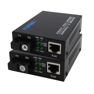 ギガビット10/100/1000m光ファイバー-LANコンバーター、光ファイバー伝送用RJ45-光メディアコンバーター - Product Image 1