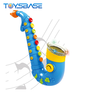 Toptan Plastik Çocuk Müzik Aletleri Yetenekli sanatçı Sax Oyuncak