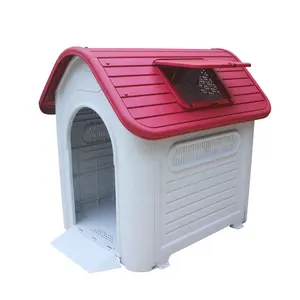 Grosir anjing carrier cage xxl-Rumah Plastik Hewan Peliharaan, Rumah Hewan Piaraan Miring Anjing Plastik PP XXL