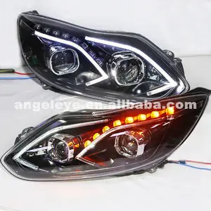 Lampu Depan LED Fokus Ford, 2012-2014 Tahun untuk Ford, Lampu Depan untuk Gaya Mercedes Benz