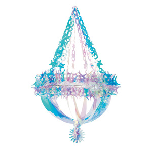Nicro Iridescent Film Chandelier <strong>Ceiling</strong> Ornaments Home Hanging Party <strong>Decorations</strong> <strong>Wedding</strong> <strong>Ceiling</strong> Decor - Product Image 4