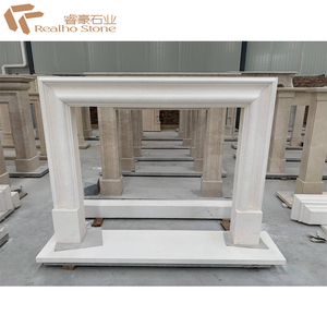 Đá Cẩm Thạch nhân tạo Cực Trắng Trang Trí Nội Thất Lò Surround - Product Image 1