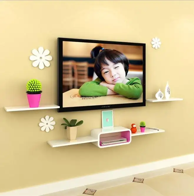 Creative Wall TVボックスCube Living Room MDF Floating Display Shelf