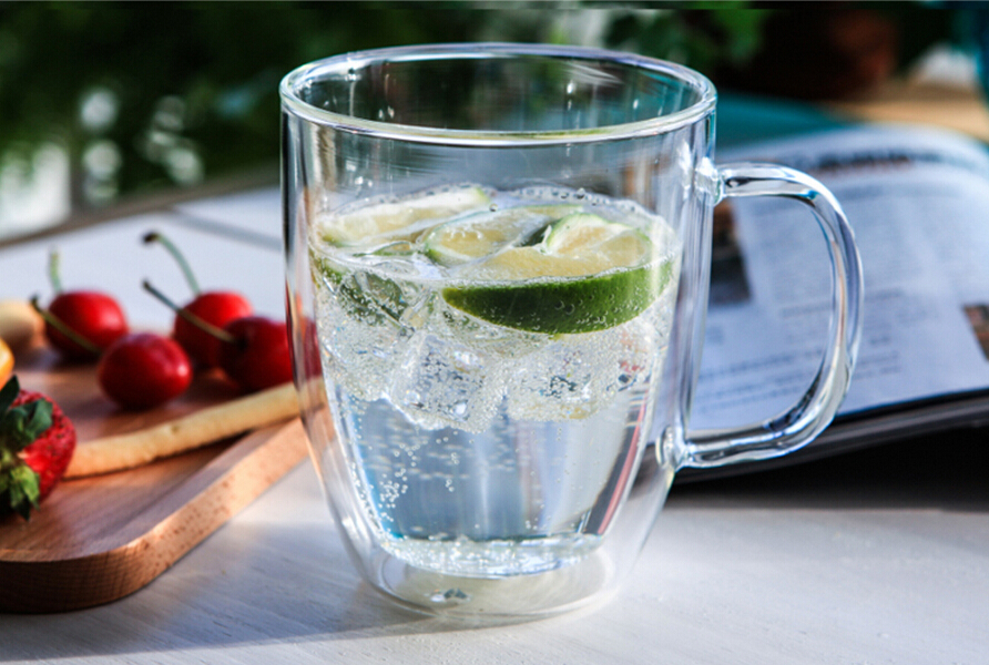 Double Wall Heat Resistance Clear Coffee Glass Cup Water Drinking Glass Cup