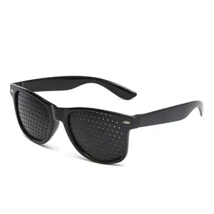 Gafas antimiopía con orificio de alfiler, gafas de sol con orificio para ejercicio, mejora la vista curativa, cuidado de la visión, gafas estenopeicas