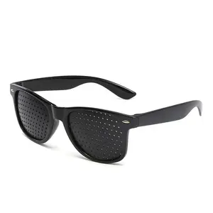 Anti-myopia Pinhole Glasses Pin hole Sunglasses Exercise Eyesight Improve Healing vision Care Eyeglasses Pinhole Glasses