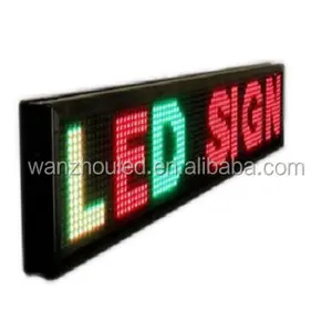 Berichten Outdoor Led Lichtkrant Teken Programmeerbare Led Moving Tekenen Enkele Kleur Led Programmeerbare Teken Display Board