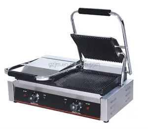 CE Điện Đôi Panini Nướng Liên Hệ Grill Sandwich Maker