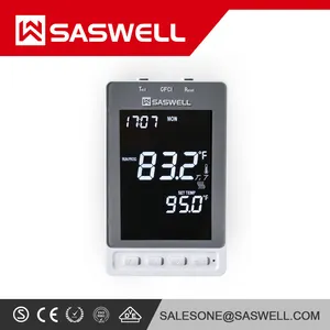 SAS968 Lantai termostat pemanas untuk pasar AS dengan layar besar, 7 hari diprogram