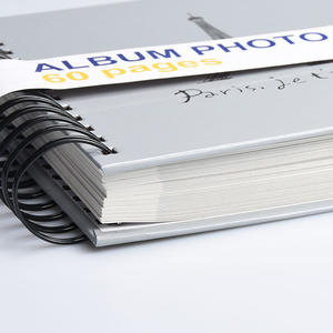<strong>Album</strong> Personalized Customization Cardboard Cover Adhesive Inner Page New Design <strong>Spiral</strong> Decoration <strong>Photo</strong> <strong>Album</strong>