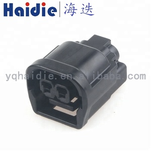 Haidie Konektor Kabel, Konektor Perempuan 2 Pin Hitam Tahan Air 6189-7408 - Product Image 4