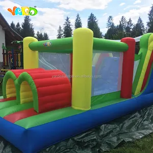 In Stock residential inflatable bounce house bouncy castle obstacle course for sales