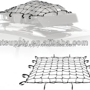 4x 4/4wd/Offroad 160Cm * 110Cm แร็คหลังคาตาข่ายสินค้ายืดหยุ่น/กระเป๋าเก็บบันจี้จัมตาข่าย