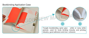 Durabilidad Flexibilidad encuadernación de libros lomo lateral adhesivo de fusión en caliente gránulo inodoro - Product Image 3