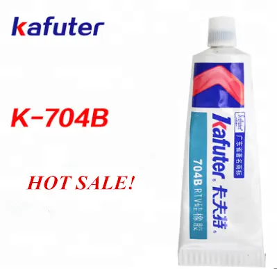 Hengda kafuter K-704B черный силиконовый герметик