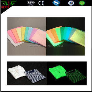 hola viz luminiscente poliéster tejido de malla para luminoso resplandor en la oscuridad vestidos/vestido dacing luminosa - Product Image 3