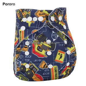 Reutilizable impermeable Pul stay-seca Suede tela Interior pañales lavables infantiles, pañal de tela economicos - Product Image 1
