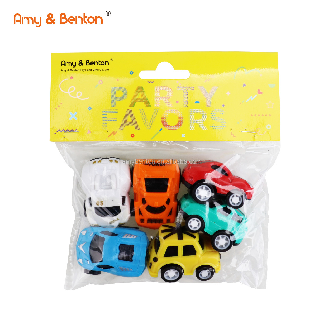 6 Mini Voitures Jouet AKONE - Voitures à Friction - Pour Enfants 3-12 Ans - Cadeau Garçon Fille
