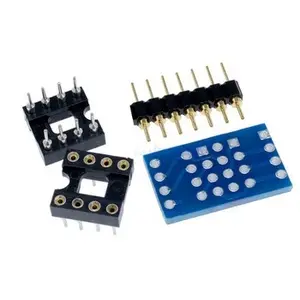 Dual DIP8 to DIP8 Mono Opamp PCB+Pin+Socket For NE5532 OPA2132 OPA627 TL072 P07