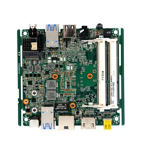 2018 NANO ITX Motherboard Industrial 10*10CM 4500u Quad Core COM. VGA Lan USB X86 sin ventilador Mini Pc