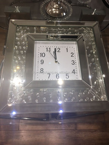 <span class=keywords><strong>Orologio</strong></span> <span class=keywords><strong>da</strong></span> <span class=keywords><strong>Parete</strong></span> in Vetro Specchiato Fluttuante Nuovo <span class=keywords><strong>di</strong></span> Zecca - Product Image 3