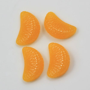 Cuentas de Cabujón de Fruta Segmentada de Naranja Miniatura Realistas de Simulación, Económicas para Accesorios de Fabricación de Slime - Product Image 6